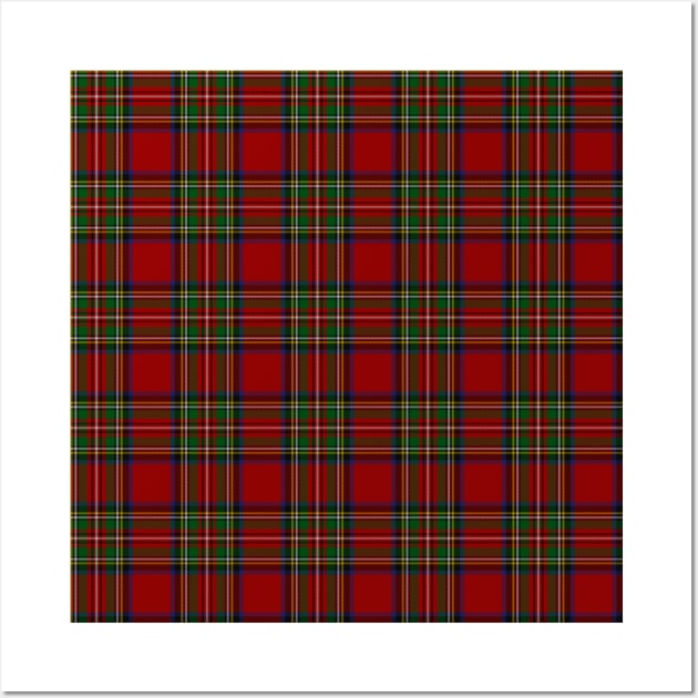 The Royal Stewart Tartan Stuart Clan Plaid Tartan Wall Art by podartist